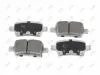 Bremsbelagsatz, Scheibenbremse Hinterachse ABAKUS 231-02-192