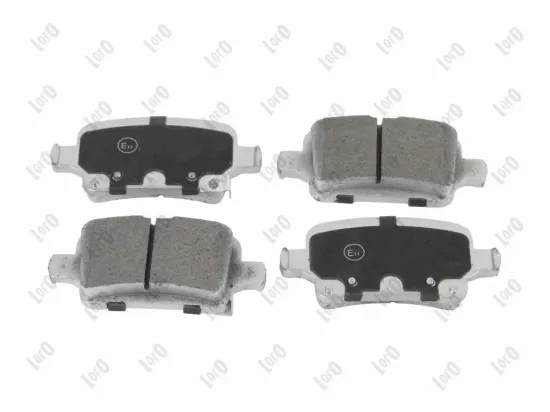 Bremsbelagsatz, Scheibenbremse Hinterachse ABAKUS 231-02-192 Bild Bremsbelagsatz, Scheibenbremse Hinterachse ABAKUS 231-02-192