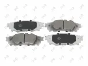 Bremsbelagsatz, Scheibenbremse Hinterachse ABAKUS 231-02-195