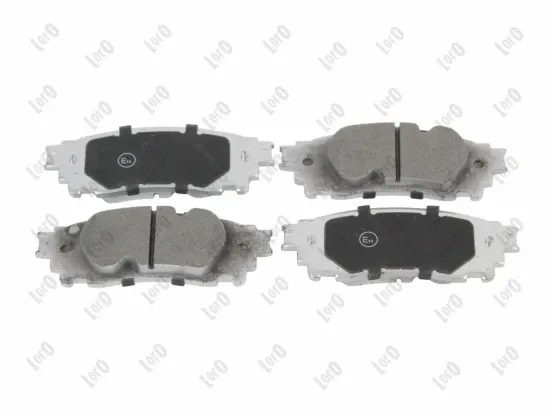 Bremsbelagsatz, Scheibenbremse Hinterachse ABAKUS 231-02-195 Bild Bremsbelagsatz, Scheibenbremse Hinterachse ABAKUS 231-02-195