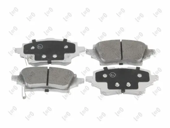 Bremsbelagsatz, Scheibenbremse Hinterachse ABAKUS 231-02-196 Bild Bremsbelagsatz, Scheibenbremse Hinterachse ABAKUS 231-02-196