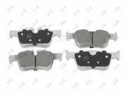 Bremsbelagsatz, Scheibenbremse Hinterachse ABAKUS 231-02-201