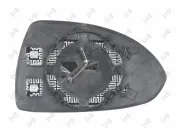 Spiegelglas, Außenspiegel links ABAKUS 2813G03