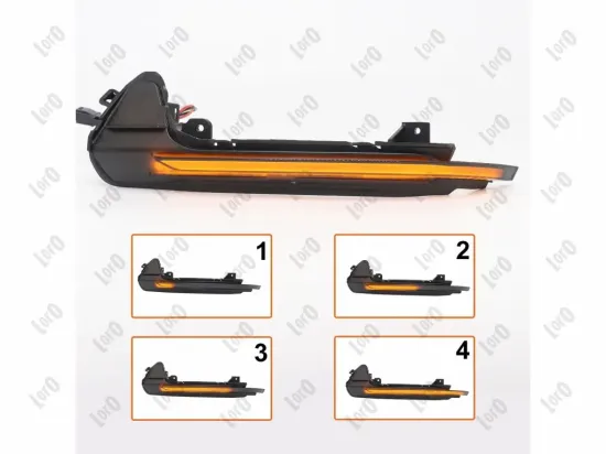 Blinkleuchtensatz Außenspiegel links Außenspiegel rechts ABAKUS L03-140-008LED-D Bild Blinkleuchtensatz Außenspiegel links Außenspiegel rechts ABAKUS L03-140-008LED-D