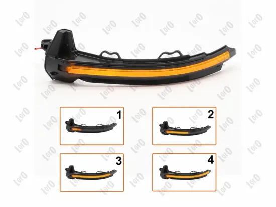 Blinkleuchtensatz Außenspiegel links Außenspiegel rechts ABAKUS L03-140-010LED-D Bild Blinkleuchtensatz Außenspiegel links Außenspiegel rechts ABAKUS L03-140-010LED-D