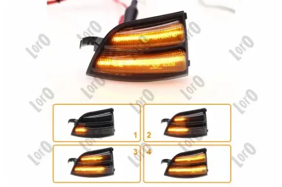 Blinkleuchtensatz Außenspiegel links Außenspiegel rechts ABAKUS L16-140-007LED-S Bild Blinkleuchtensatz Außenspiegel links Außenspiegel rechts ABAKUS L16-140-007LED-S