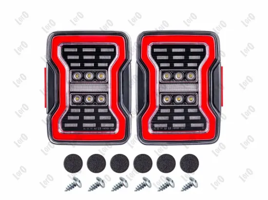 Heckleuchtensatz beidseitig ABAKUS L23-190-001LED Bild Heckleuchtensatz beidseitig ABAKUS L23-190-001LED