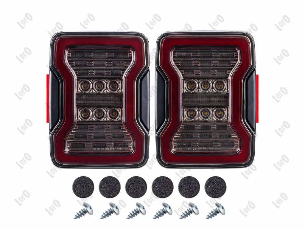 Heckleuchtensatz beidseitig ABAKUS L23-190-001LED-S