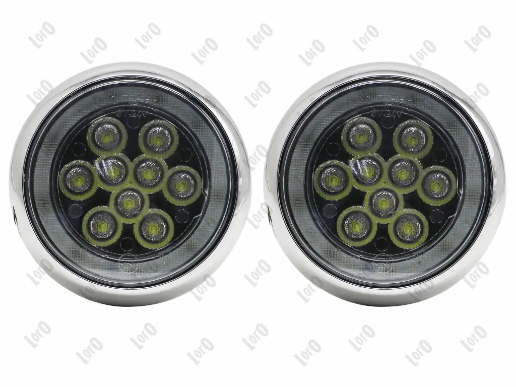 Fernscheinwerfer vorne Mitte ABAKUS L32-220-001LED