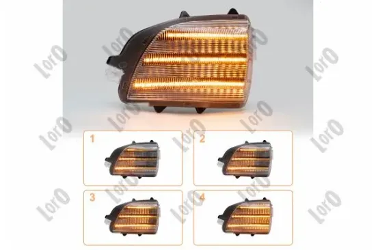 Blinkleuchtensatz Außenspiegel links Außenspiegel rechts ABAKUS L52-140-002LED-D Bild Blinkleuchtensatz Außenspiegel links Außenspiegel rechts ABAKUS L52-140-002LED-D