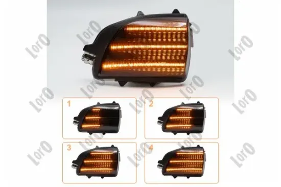 Blinkleuchtensatz Außenspiegel links Außenspiegel rechts ABAKUS L52-140-002LED-SD Bild Blinkleuchtensatz Außenspiegel links Außenspiegel rechts ABAKUS L52-140-002LED-SD