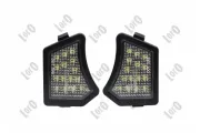 Umfeldleuchte, Außenspiegel Außenspiegel beidseitig ABAKUS L52-420-001LED