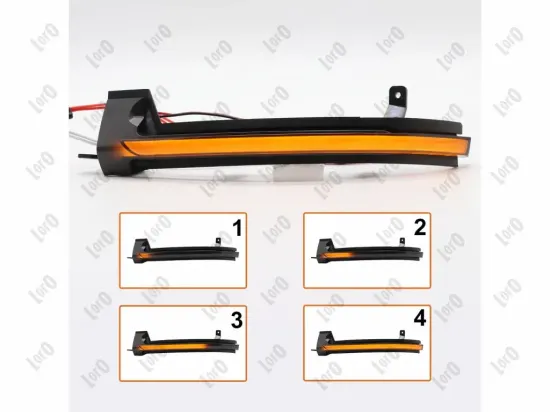 Blinkleuchtensatz Außenspiegel links Außenspiegel rechts ABAKUS L53-140-007LED-D Bild Blinkleuchtensatz Außenspiegel links Außenspiegel rechts ABAKUS L53-140-007LED-D