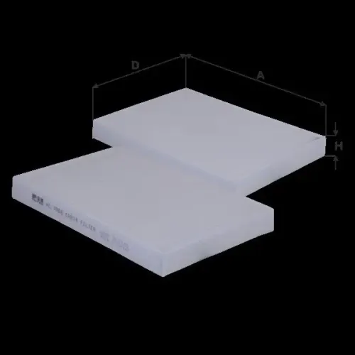 Filter, Innenraumluft FIL FILTER HC 7008 Bild Filter, Innenraumluft FIL FILTER HC 7008