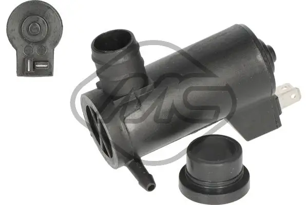 Waschwasserpumpe, Scheibenreinigung 12 V Metalcaucho 02056