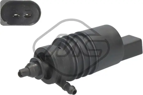 Waschwasserpumpe, Scheibenreinigung 12 V Metalcaucho 02062