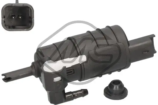 Waschwasserpumpe, Scheibenreinigung 12 V Metalcaucho 02065