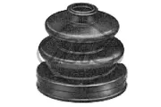 Faltenbalgsatz, Antriebswelle radseitig Vorderachse beidseitig Metalcaucho 02374