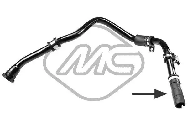 Kühlerschlauch Metalcaucho 07685