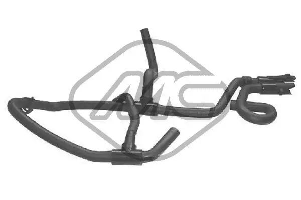 Schlauch, Wärmetauscher (Heizung) Metalcaucho 08852