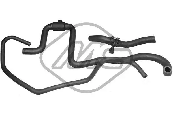 Schlauch, Wärmetauscher (Heizung) Metalcaucho 09383