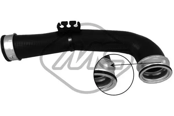 Ladeluftschlauch Metalcaucho 09413