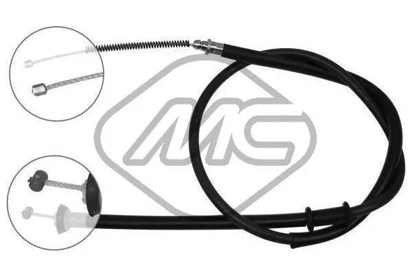 Seilzug, Feststellbremse rechts Metalcaucho 82100