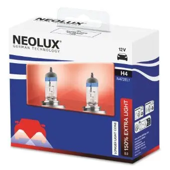 Glühlampe, Fernscheinwerfer 12 V 60 / 55 W H4 NEOLUX® N472EL1-2SCB Bild Glühlampe, Fernscheinwerfer 12 V 60 / 55 W H4 NEOLUX® N472EL1-2SCB