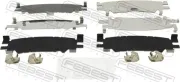 Zubehörsatz, Scheibenbremsbelag Hinterachse FEBEST 0103-AXVA70R
