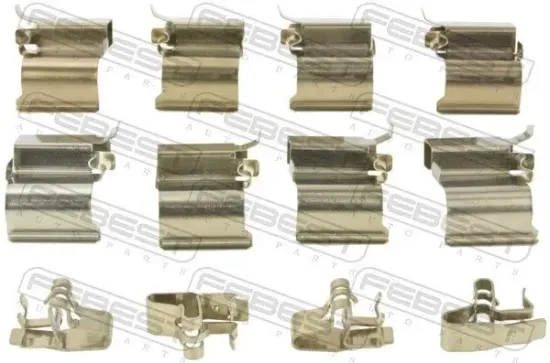 Zubehörsatz, Scheibenbremsbelag FEBEST 0103-GDJ150R Bild Zubehörsatz, Scheibenbremsbelag FEBEST 0103-GDJ150R