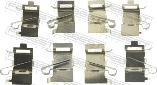 Zubehörsatz, Scheibenbremsbelag Vorderachse FEBEST 0103-GSV70F Bild Zubehörsatz, Scheibenbremsbelag Vorderachse FEBEST 0103-GSV70F