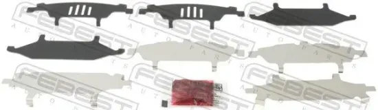 Zubehörsatz, Scheibenbremsbelag Vorderachse FEBEST 0103-ZZE120F Bild Zubehörsatz, Scheibenbremsbelag Vorderachse FEBEST 0103-ZZE120F