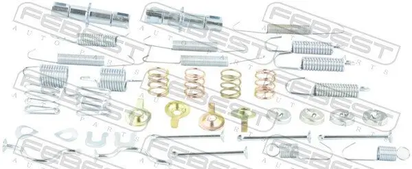Zubehörsatz, Feststellbremsbacken FEBEST 0104-GRJ150R-KIT