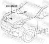 Motorhaubenzug FEBEST 01101-GDJ150F Bild Motorhaubenzug FEBEST 01101-GDJ150F
