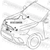 Motorhaubenzug FEBEST 01101-GUN126 Bild Motorhaubenzug FEBEST 01101-GUN126