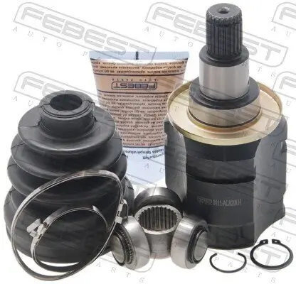 Gelenksatz, Antriebswelle Vorderachse links getriebeseitig FEBEST 0111-ACA20LH Bild Gelenksatz, Antriebswelle Vorderachse links getriebeseitig FEBEST 0111-ACA20LH