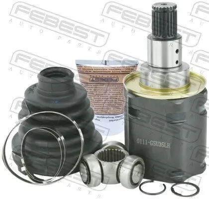 Gelenksatz, Antriebswelle Vorderachse links getriebeseitig FEBEST 0111-GSU35LH Bild Gelenksatz, Antriebswelle Vorderachse links getriebeseitig FEBEST 0111-GSU35LH