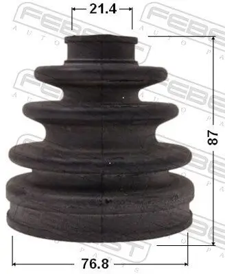 Faltenbalg, Antriebswelle radseitig FEBEST 0117-092 Bild Faltenbalg, Antriebswelle radseitig FEBEST 0117-092