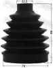 Faltenbalg, Antriebswelle radseitig FEBEST 0117-NGJ10 Bild Faltenbalg, Antriebswelle radseitig FEBEST 0117-NGJ10