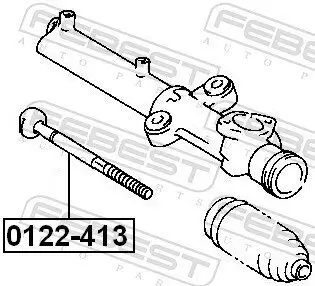Axialgelenk, Spurstange Vorderachse FEBEST 0122-423 Bild Axialgelenk, Spurstange Vorderachse FEBEST 0122-423