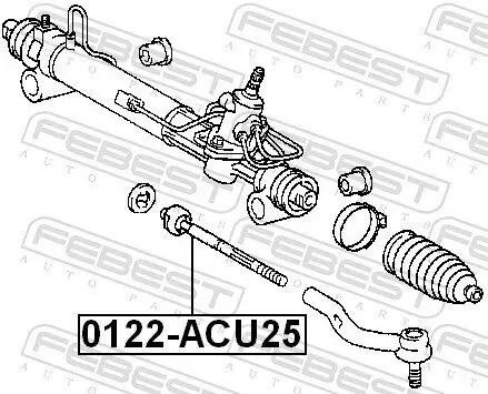 Axialgelenk, Spurstange Vorderachse FEBEST 0122-ACU25 Bild Axialgelenk, Spurstange Vorderachse FEBEST 0122-ACU25