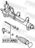 Axialgelenk, Spurstange Vorderachse FEBEST 0122-ARD Bild Axialgelenk, Spurstange Vorderachse FEBEST 0122-ARD