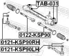 Axialgelenk, Spurstange Vorderachse FEBEST 0122-KSP90 Bild Axialgelenk, Spurstange Vorderachse FEBEST 0122-KSP90