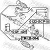 Axialgelenk, Spurstange Vorderachse FEBEST 0122-SCP10 Bild Axialgelenk, Spurstange Vorderachse FEBEST 0122-SCP10