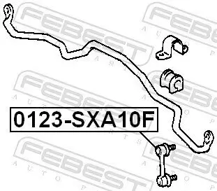 Stange/Strebe, Stabilisator Vorderachse FEBEST 0123-SXA10F Bild Stange/Strebe, Stabilisator Vorderachse FEBEST 0123-SXA10F
