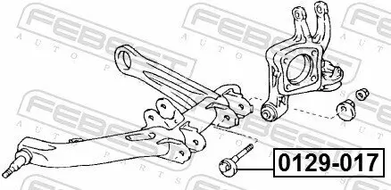 Sturzkorrekturschraube FEBEST 0129-017 Bild Sturzkorrekturschraube FEBEST 0129-017