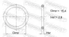 Dichtung, Kraftstofffilter FEBEST 01400-006