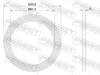 Dichtung, Abgasrohr FEBEST 01491-007 Bild Dichtung, Abgasrohr FEBEST 01491-007