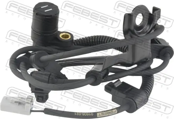 Sensor, Raddrehzahl Hinterachse links FEBEST 01606-021