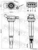 Zündspule FEBEST 01640-001 Bild Zündspule FEBEST 01640-001